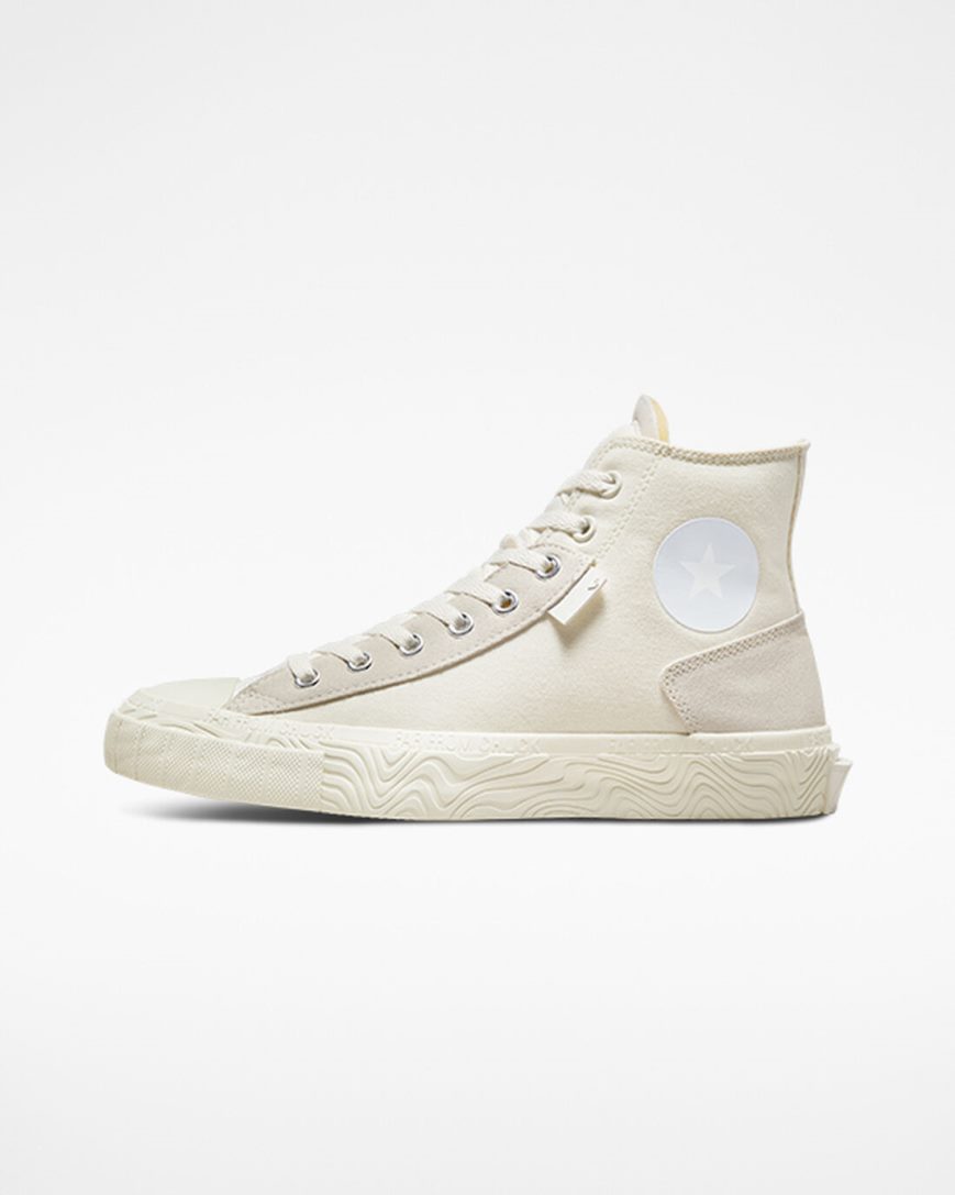 Women's Converse Chuck Taylor Alt Star Wavy High Top Shoes Beige / White | AU E6C08A